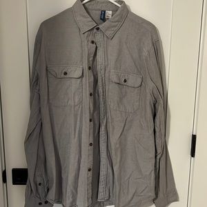 Men’s Large H&M Gray Button Down